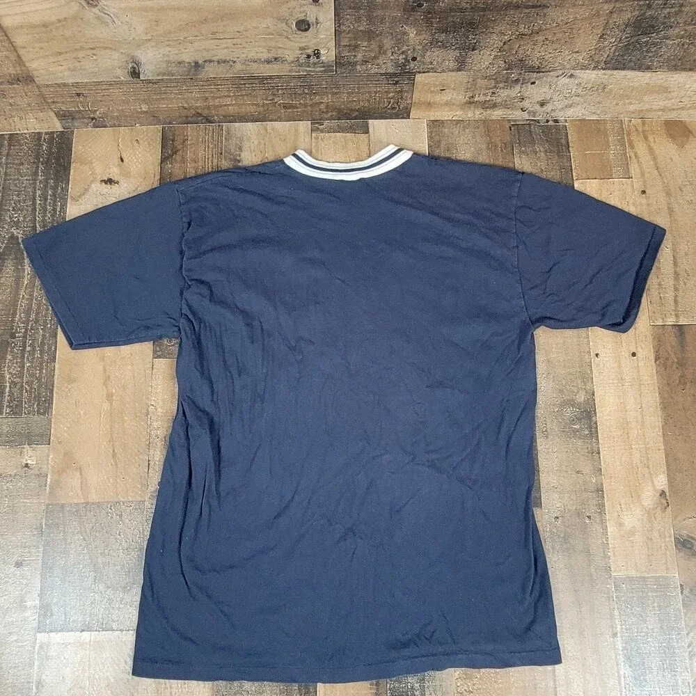 Atlanta Braves‎ Baseball MLB Jostens Vintage 90s Navy Single Stitch XL Shirt